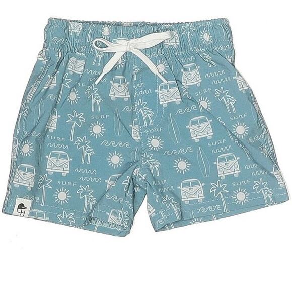 George Hats VW Bus Tropical Swim Shorts Size 2/3 - Picture 1 of 3